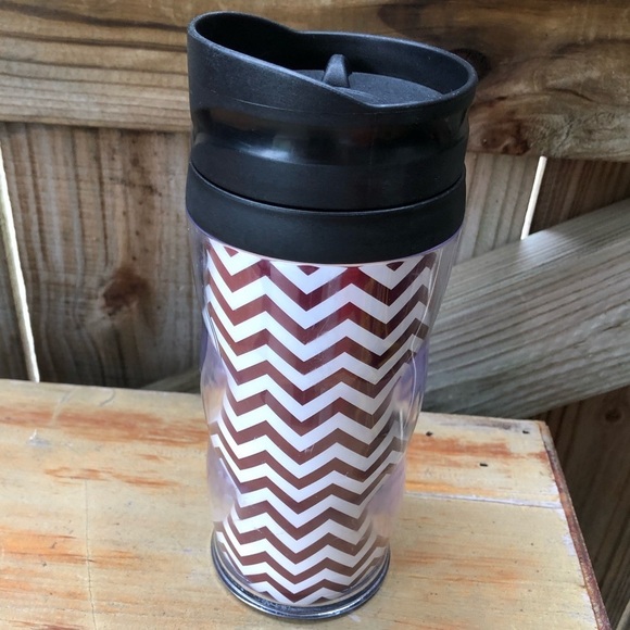 Whirley Drink Works 16oz MS State Bulldogs Maroon & White Chevron Tumbler - Picture 2 of 7